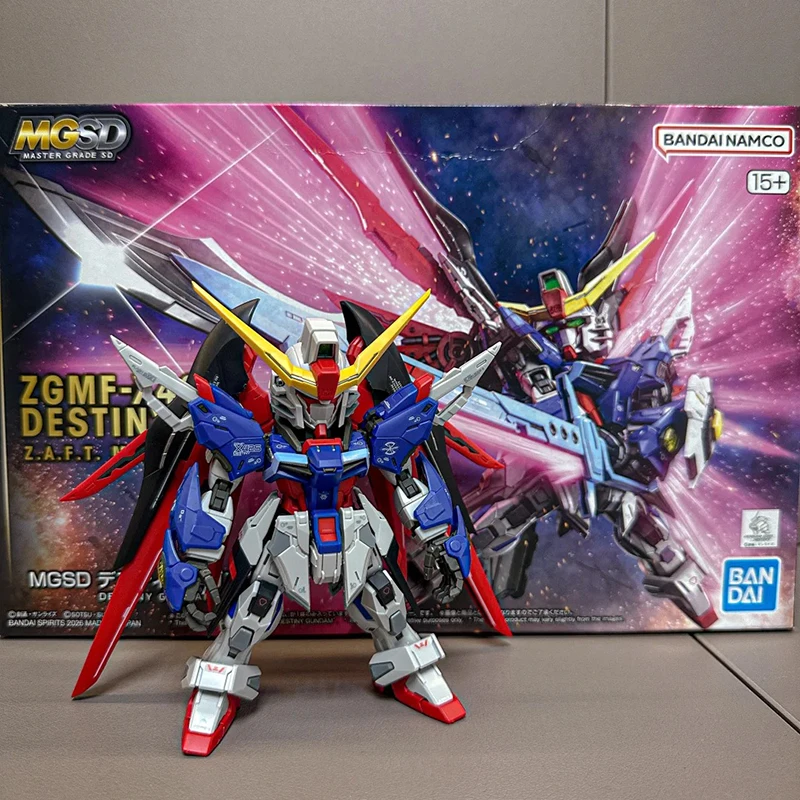 

Bandai Mgsd Destiny Assembly Model Chibi Version Seed Destiny Movie Tv Merchandise Desktop Ornament Collectible In Stock