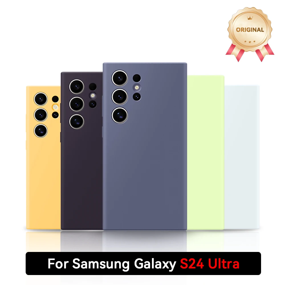 

Оригинальный чехол для Samsung Galaxy S24 Ultra Liquid Silicone Protective Case