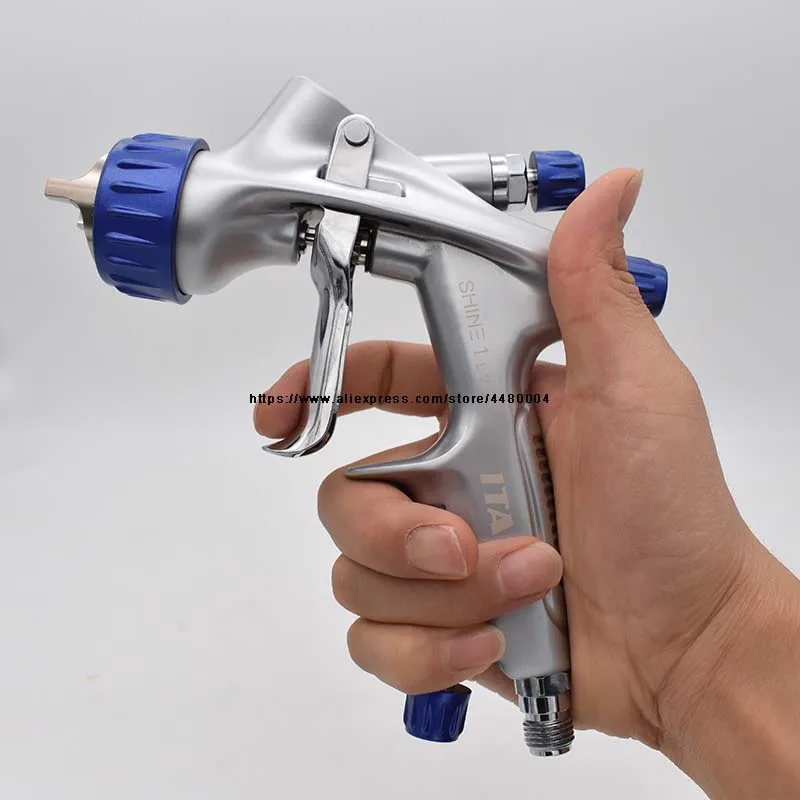 Imagem -02 - Pistola de Pulverização Brilho Lvmp Pistola de Pintura Italco Original 1.3 mm Bico 600cc Cup Pistola de Pulverização Profissional para Carros de Alta Qualidade