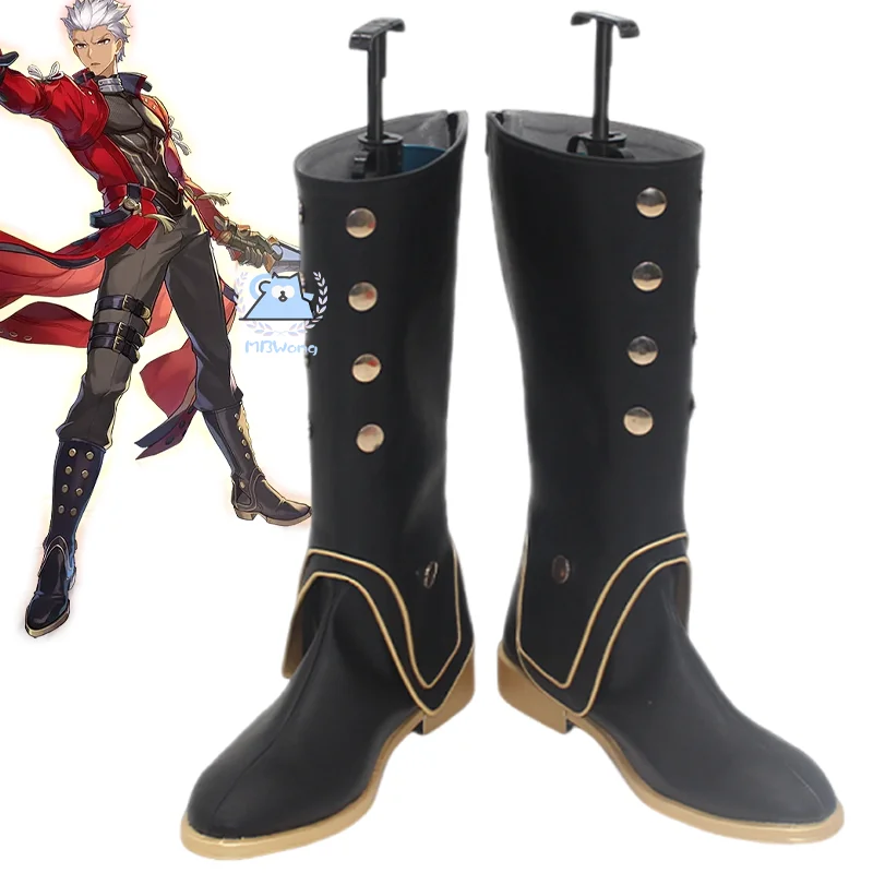 

Honkai Star Rail Fate FGO Archer Cosplay Shoes EMIYA Cosplay Shoes A Boots Fate Stay Night Cos For Hallowmas Party Men Women