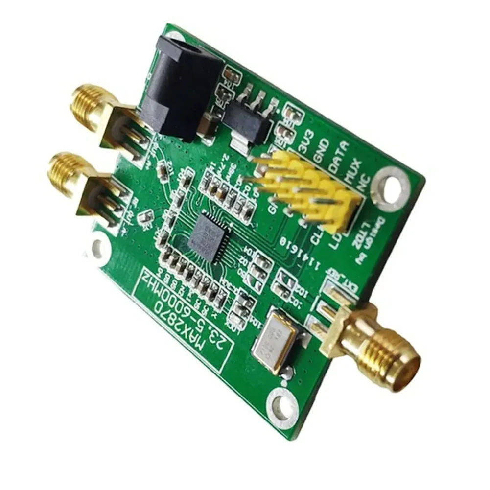 MAX2870 23.5-6000MHz RF Signal Source Signal Generator Module PLL VCO W/ 3.3V Pin Header Power Supply Three-wire Control