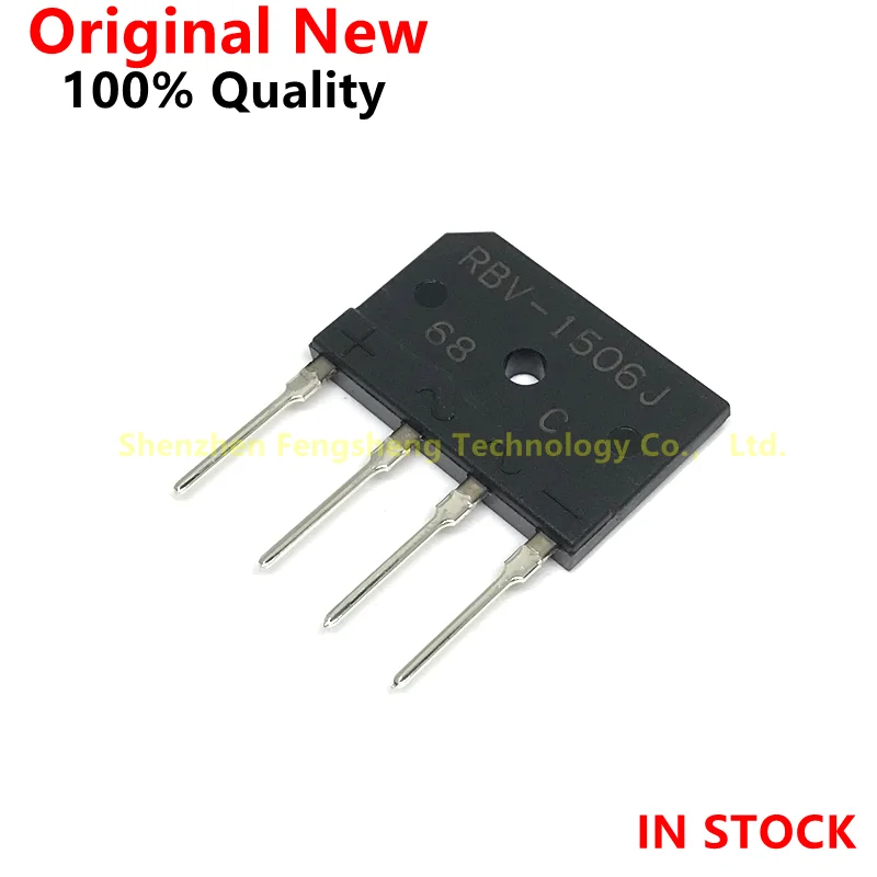 

(1piece)100% New RBV-1506 ZIP-4 600V 15A Bridge Rectifiers
