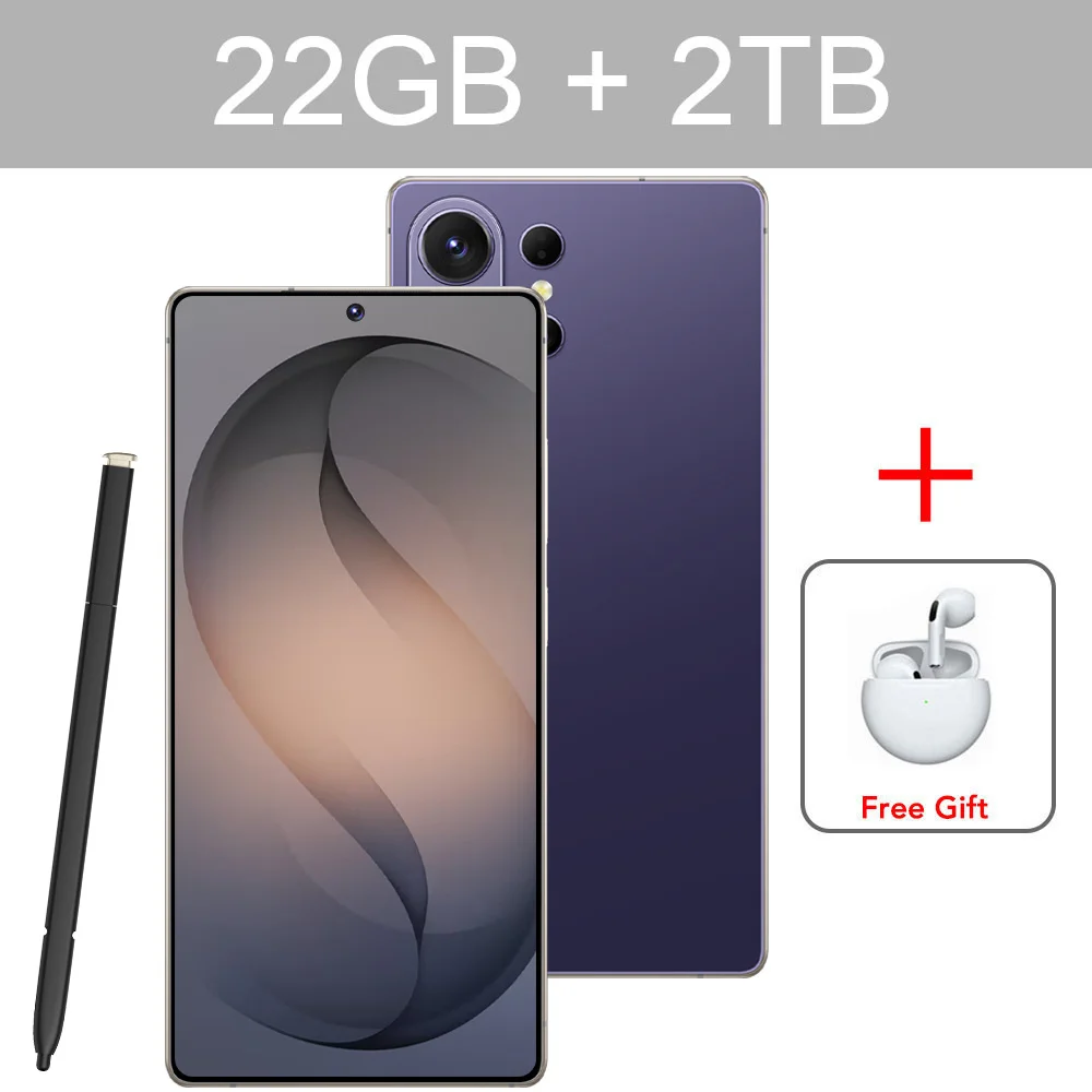 Nieuwe 14T Pro Originele Smartphone 7.3inch 4G 5G Dual Sim-kaart Mobiele Telefoon 8000mAh Android Mobiele telefoons Global Versie Mobiele Telefoons