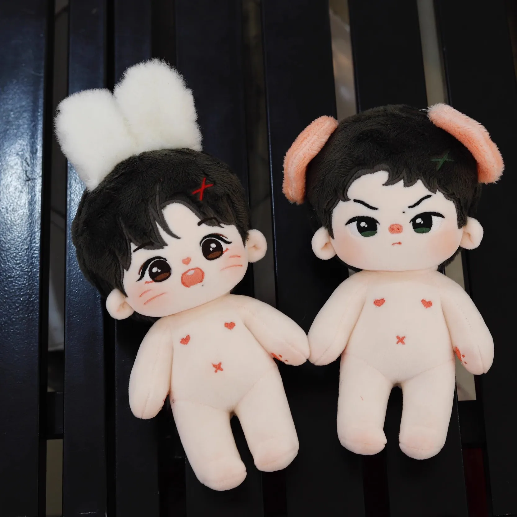 Plushie Wang Yibo Xiao Zhan Idol Star Pig Konijn 20Cm Pop Speelgoed Bot Body Cosplay Origineel De Ongetemde Mdzs Gift G Pre-Order