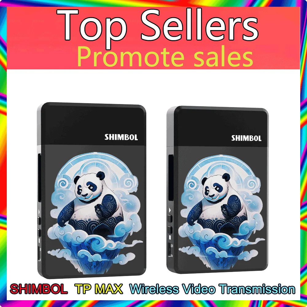 نظام نقل الفيديو اللاسلكي SHIMBOL TP MAX مع جهاز إرسال لمنافذ HDMI المزدوجة المتوافقة مع HDMI 1080P