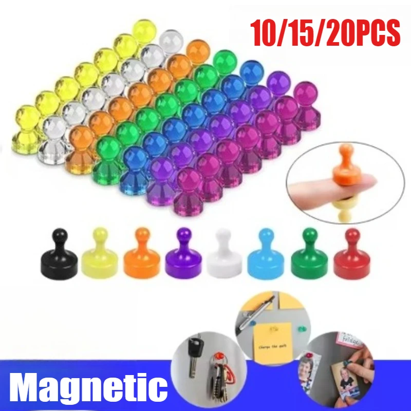 10/15/20 قطعة دفع دبوس مكتب الإبهام مغناطيس النيوديميوم القوي المخاريط مغناطيس سوبر المغناطيس pinboard الشطرنج المغناطيسي دفع دبابيس #1