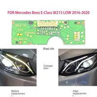 White Light for Mercedes Benz E-Class W213 LOW 2016-2020 Car Headlights DRL Chip Ballast Circuit Board Light Source Board Chip