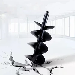 Drill Bit Garden Set Steel Gardening Punch Holes Tools Spiral Rod Loose Soil Digging Pit Sowing Planting Flowers and Trees Plant