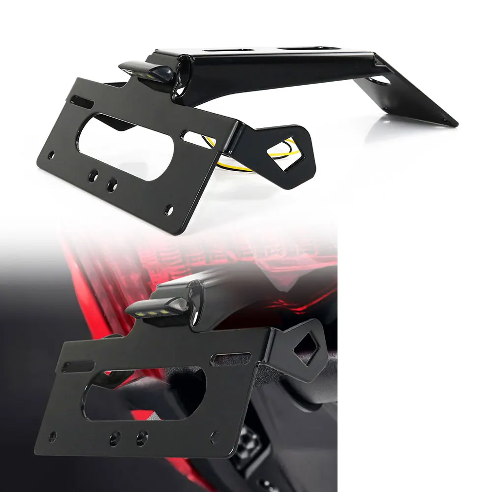 Fit For Ducati Monster 950 / 937 2021-2024 Motorcycle Rear License Plate Holder Bracket with Light Tail Tidy Fender Eliminator