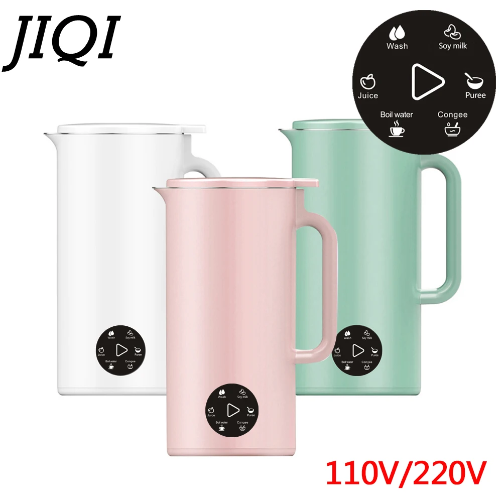 110V/220V Soymilk Maker Electric Juicer Water Kettle Mixer Fruit Extractor Vegetable Blender Food Processor Smoothie Milkshake