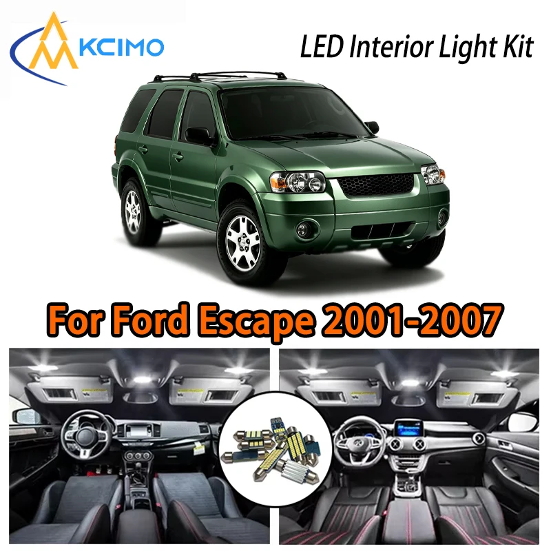 

For Ford Escape 2001-2007 LED Kit, Two Color Choices, Super Bright Easy Install Interior Lights
