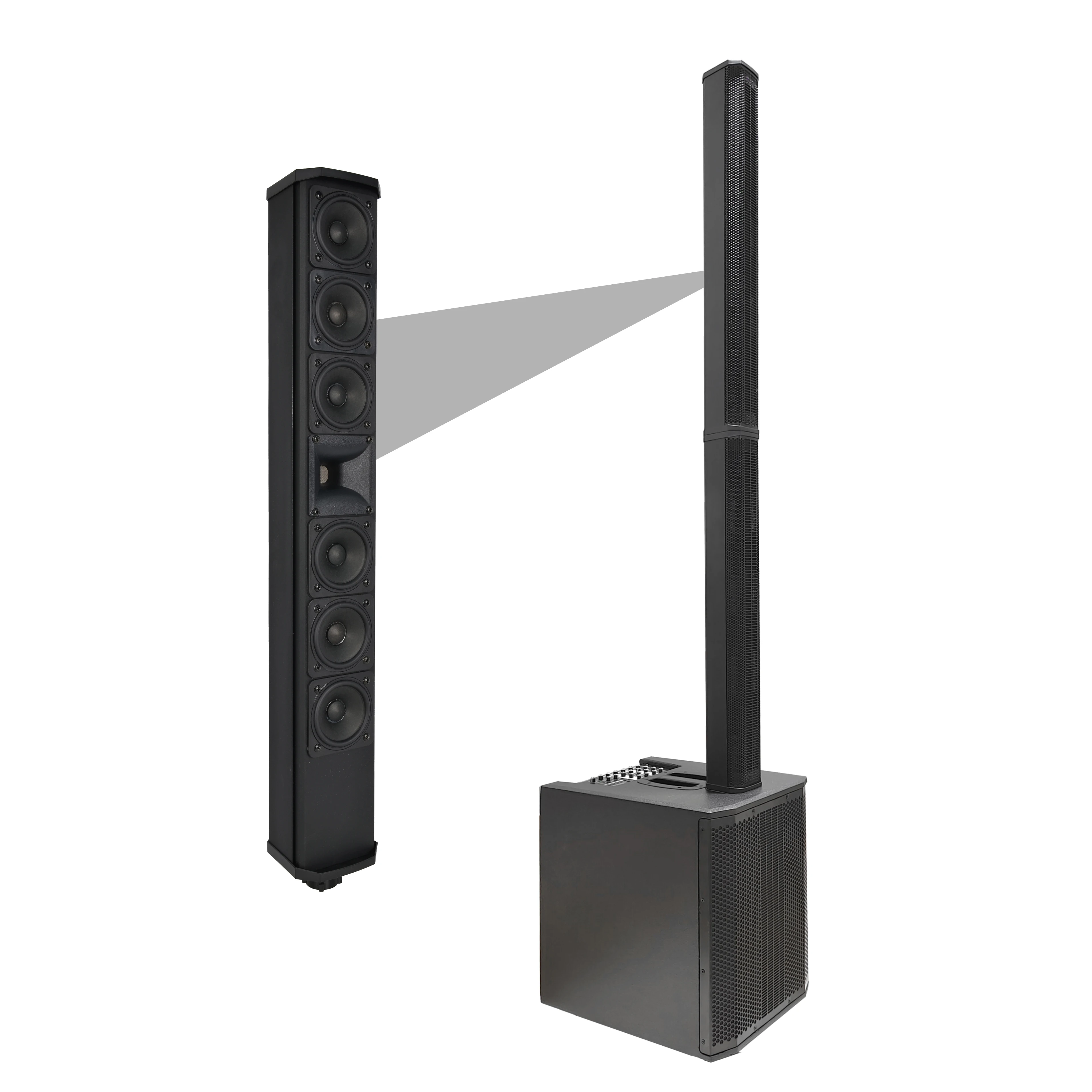 Precisión Pro Audio AC39G 3200W patente Dj etapa sonido profesional potencia portátil columna activa conjunto altavoz caja sistema Pa
