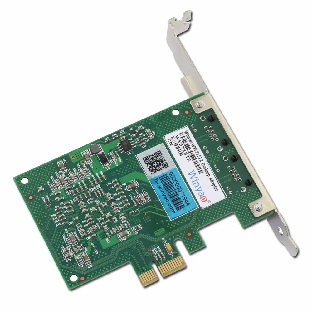 Dual Port Gigabit Ethernet Adapter Network Card With Broadcom bcm5715 Chipset