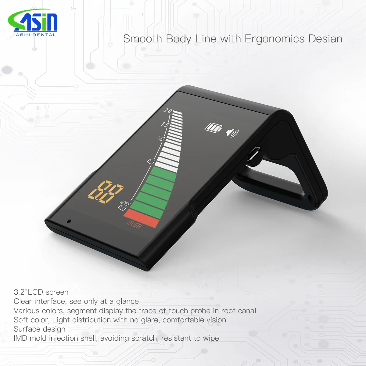 Tandheelkundige Endo Root Cancal Mini Apex Locator Apex Locatie Meting Tandartsen Lab Tandheelkunde Apparatuur Tool