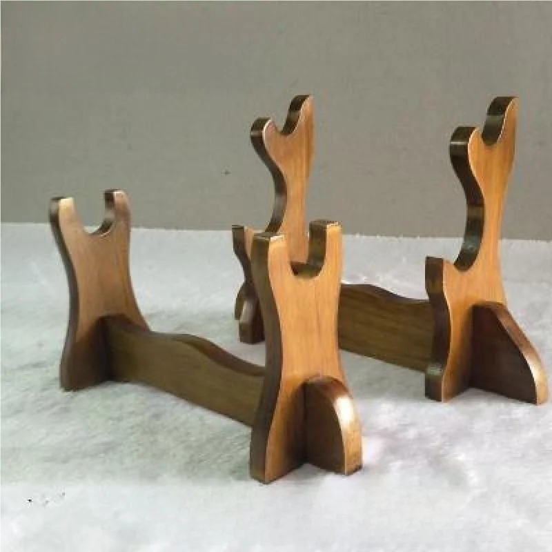 

Commercial Wood Display Stand Knife Holder Chinese Sle Flute Crtwork Display elf Wooden Sword Braet Kitchen Storage