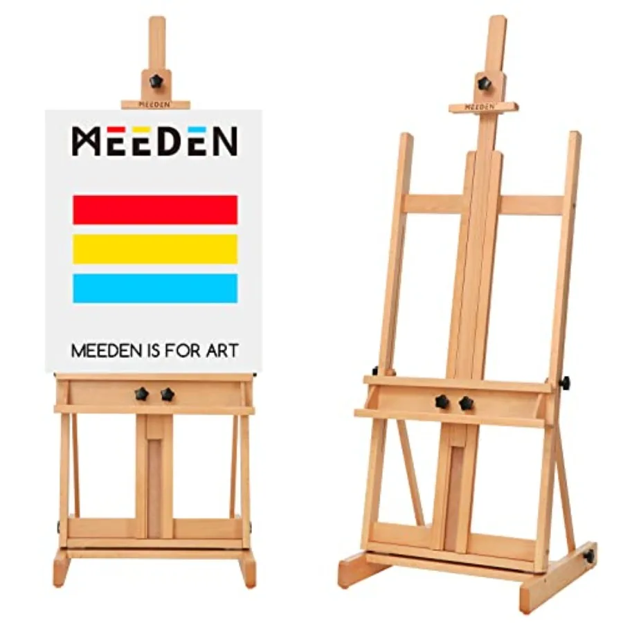 

Large H-Frame Easel Easel Stand for Paintings Painting Easels Easel Stand for Display Solid Beechwood Wooden Easels for Paintin