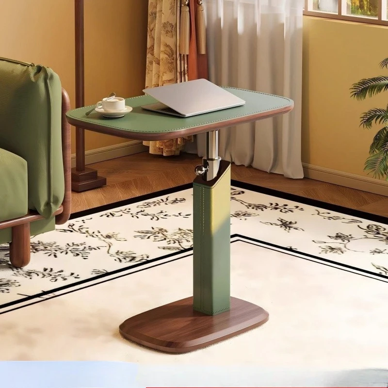 For medieval sofa mobile bedroom bedside table pneumatic lifting table rotating table