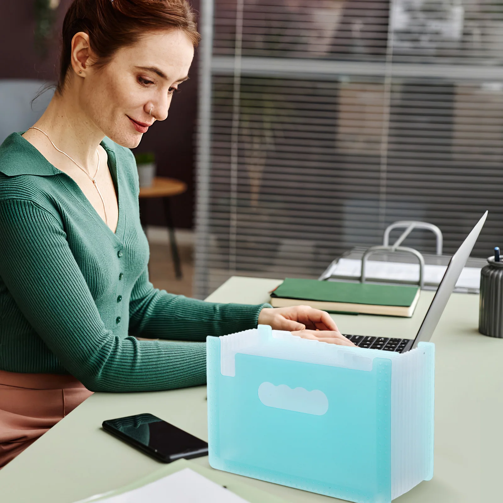 

File Folder Pp Material Accordion Organizer For Receipts Coupons Documents Storage Office School Home Use