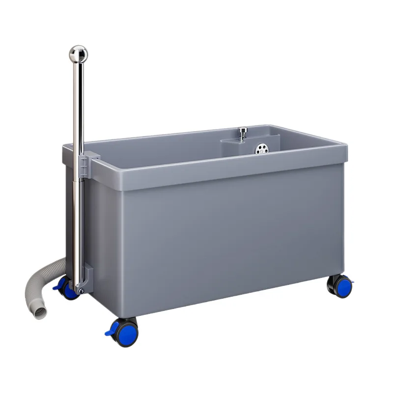 

Rectangle mop bucket household bathroom automatic drainage washing mop bucket