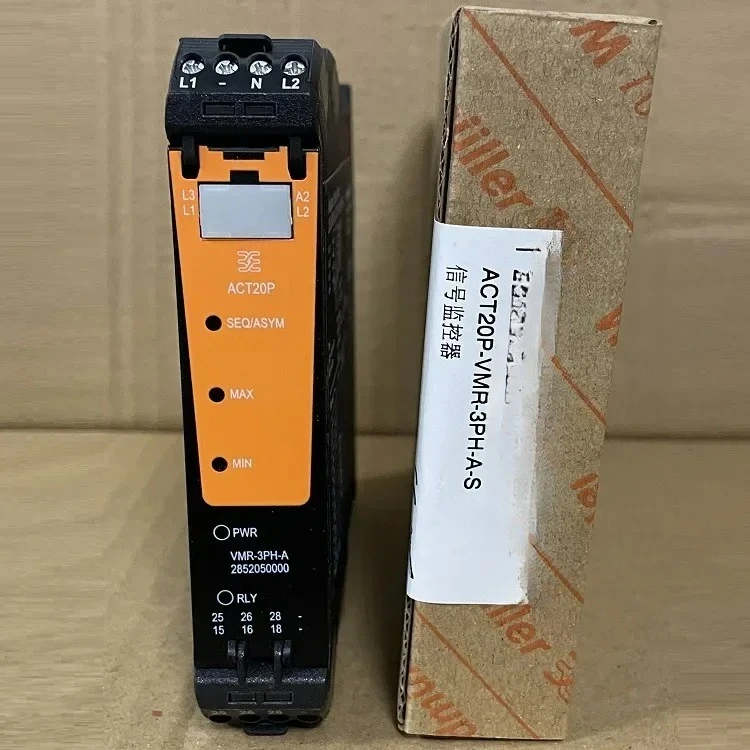 Weidmuller interface GmbH Limit setpoint value monitoring VMR-3PH-A DIN rail 3 phase voltage monitor relay 2852050000 in stock