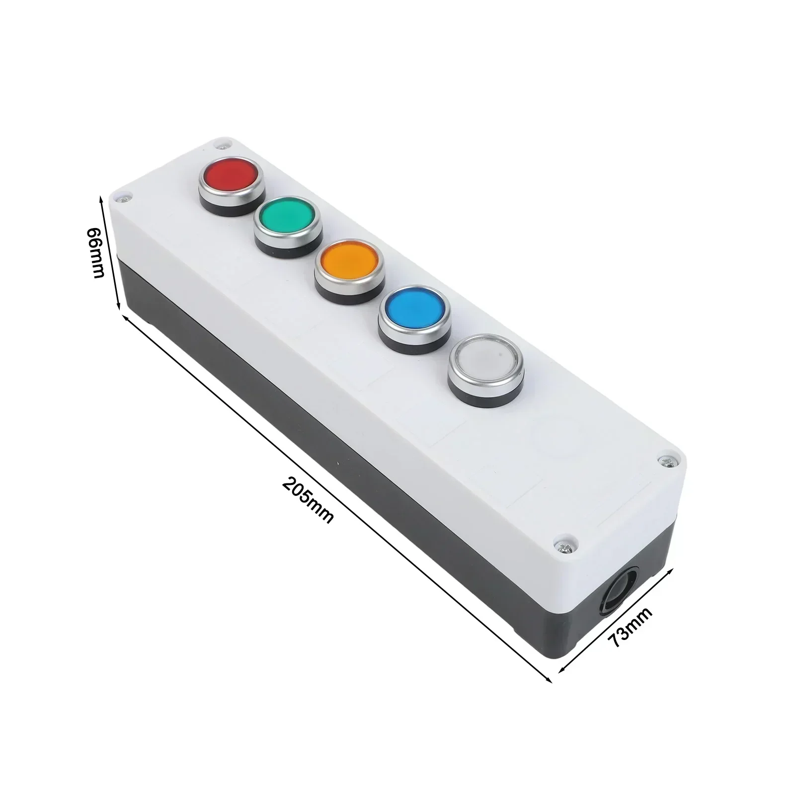 

Control Box Push Button Switch 22mm with Waterproof and Dustproof Function Suitable for Electrical Control Devices