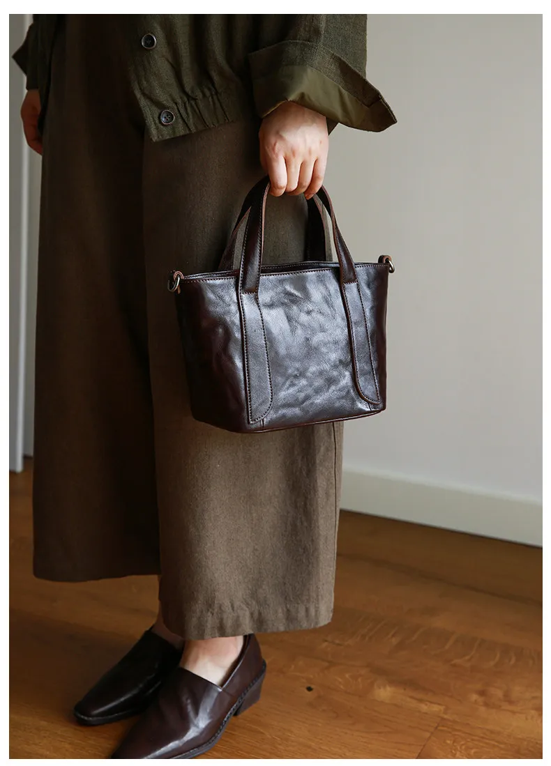 Luxuriöse handgefertigte Damenhandtasche aus Rindsleder der ersten Schicht für Wochenend-Outdoor-Partys, modische Designer-Umhängetasche aus echtem Leder – Detail 1