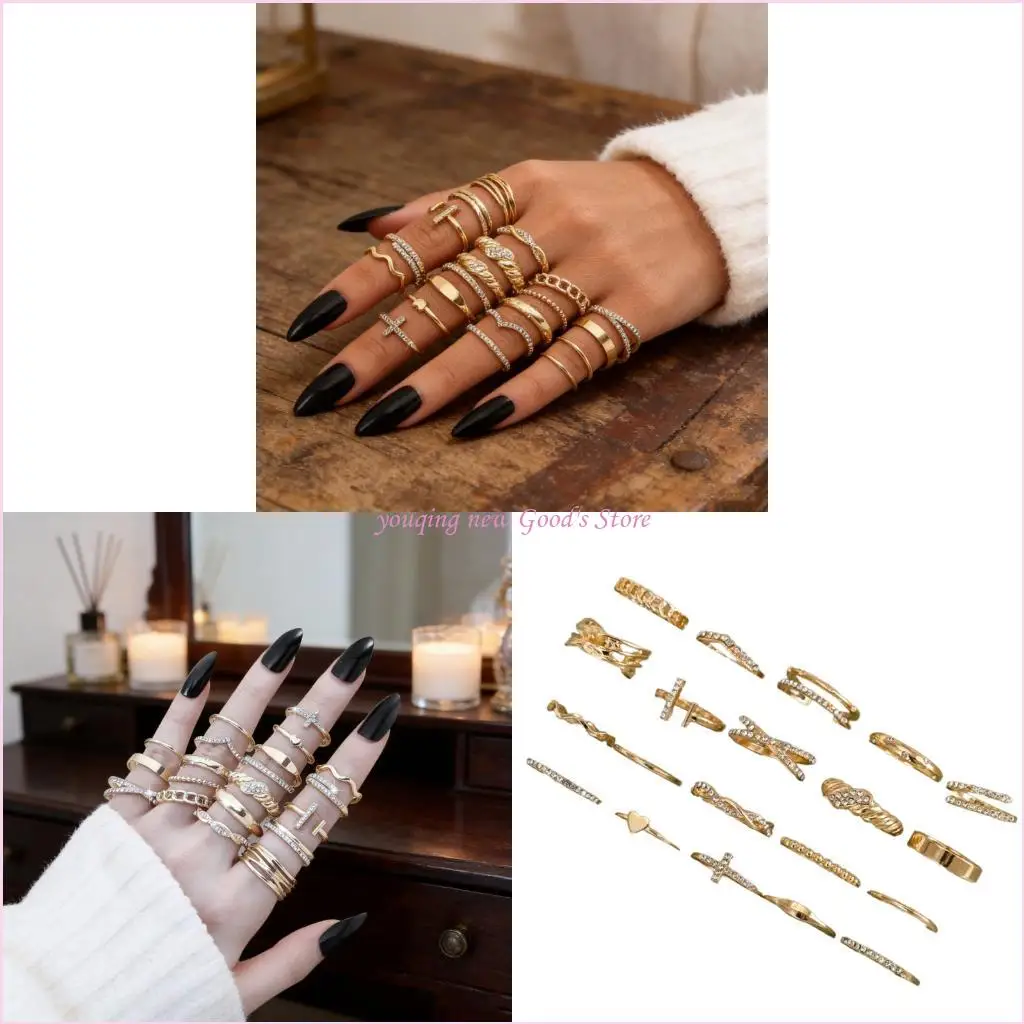 

57QA 1 комплект открывающихся колец для пальцев Регулируемые открывающиеся кольца штабелируемые, привлекательные