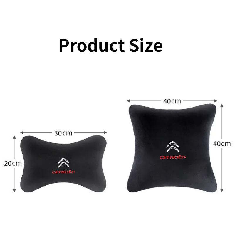 Car Neck Pillow Seat Headrest Lumbar Spine Protectio  Throw pillow for Citroen C4 C3 C5 C1 C2 Berlingo C-Elysee C4-Picasso C4-Ai