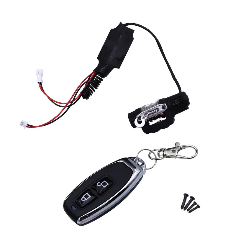 1/24 RC Crawler Electric Winch Remote Control Hook Plastic Upgrade Accessory for FMS FCX24 K5 RC Model Car