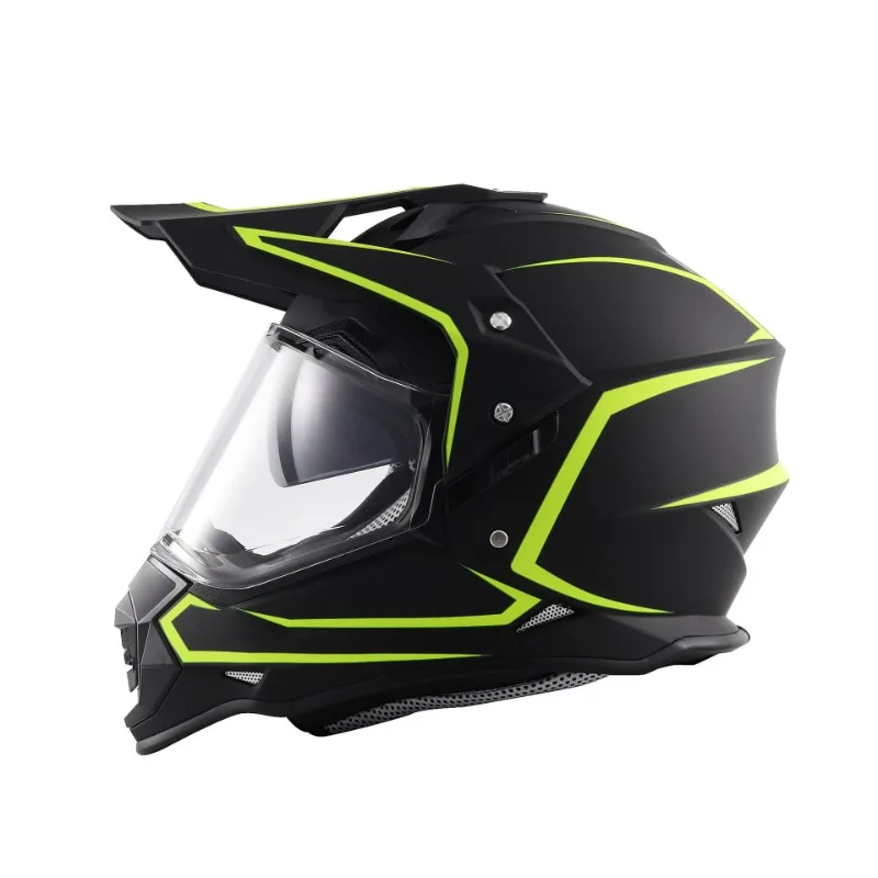 Motorcycle High-end Handsome Popular Windshield Helmet Fashionable Small Head Circumference Men's Off-road Rally Helmet