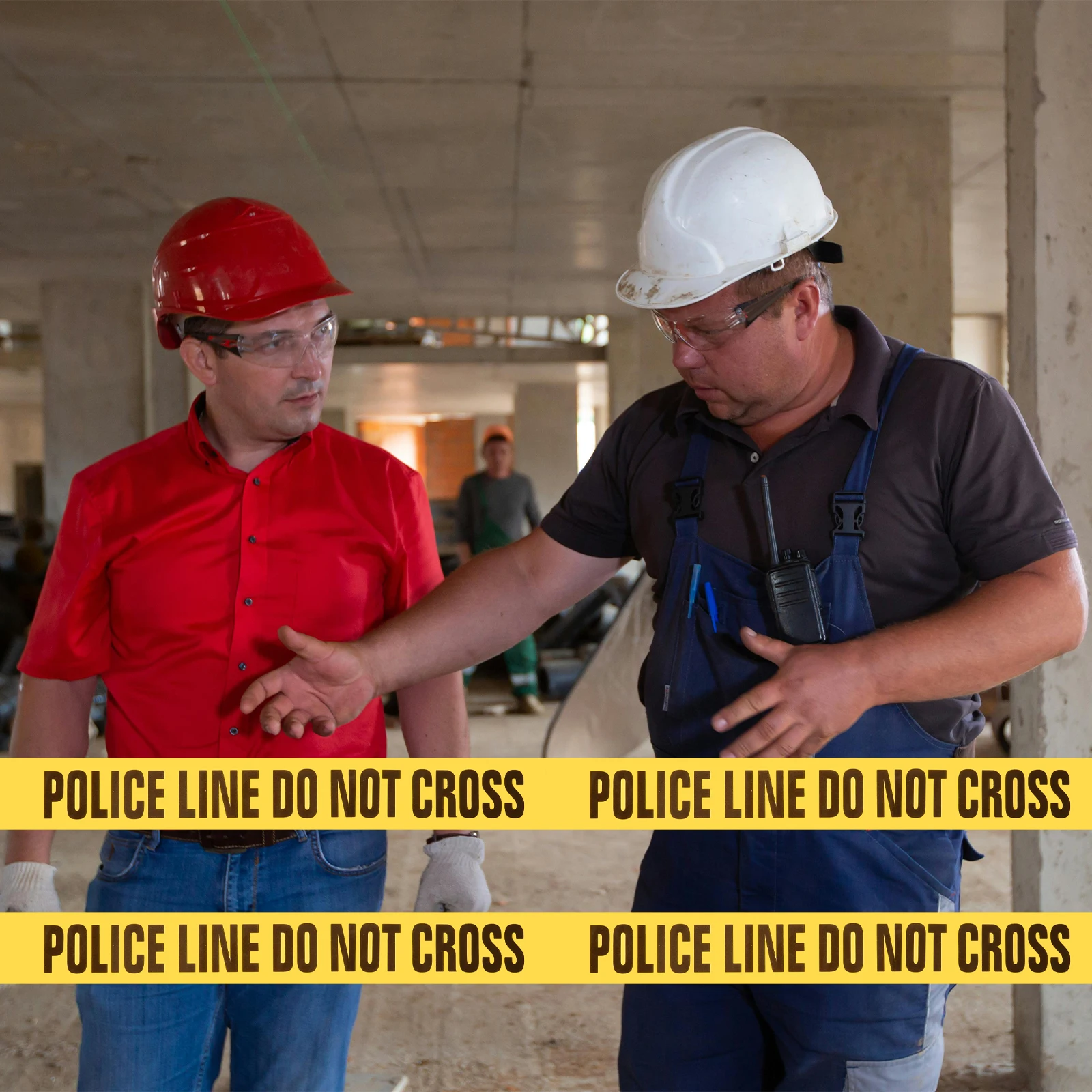 

Security Warning Tape PVC Barricade Do Not Enter Printed Police Line Safety Tape Barrier for Construction Events