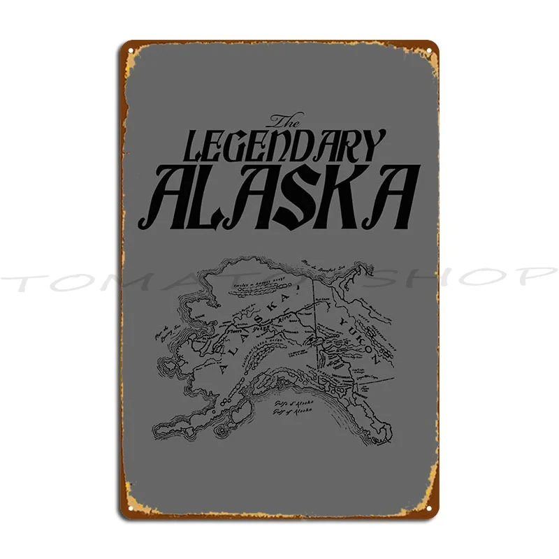 Ak Mining Map Metal Plaque Poster Poster Wall Plaque Wall Cave Club Personalized  Tin Sign Poster