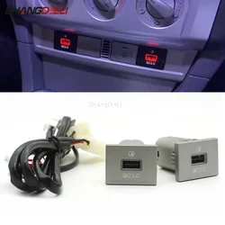 12V/24V Car USB Charger PD Quick Charge QC3.0 Auto Phone Charging Adapter Button for Ford Focus 2 mk2 2009 2010 2011 Accessories