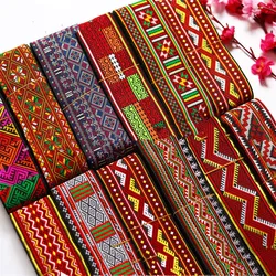 7m/roll Jacquard Lace Trims Ribbon Ethnic Webbing Tapes Fabric DIY Sewing Accessories