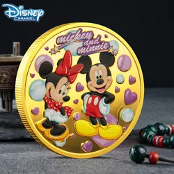 Disney Mickey Minnie Mouse Gold and Silver Coin Fashion Animation Movie Peripheral Commemorative Coin Lucky Coin Collection Gift