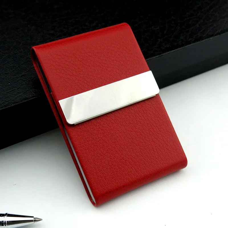 Business Bank Enterprise Creative Business Card Box, Stainless Steel Laser Engravable LOGO Metal Business Card Box