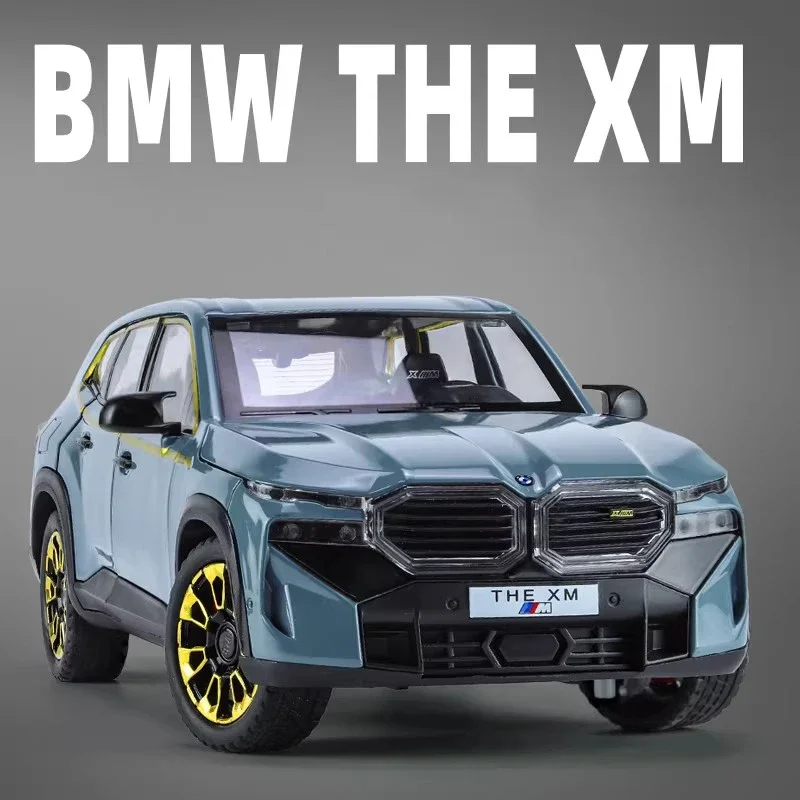 

1:24 BMW XM SUV Alloy Car Diecasts & Toy Vehicles Car Model Sound and light Pull back Car Toys For Kids Gifts