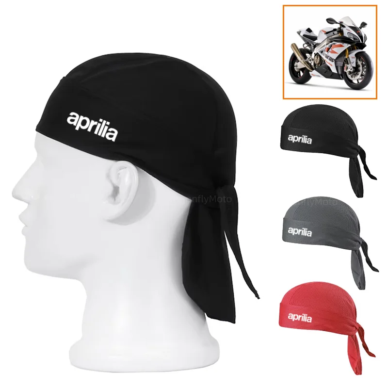 Summer Cycling Cap Quick Dry Breathable Pirate Hat For Aprilia RSV4 RS660 RS4 RS125 Tuono V4 APR GPR150 GPR125 GP Motorcycle Hat