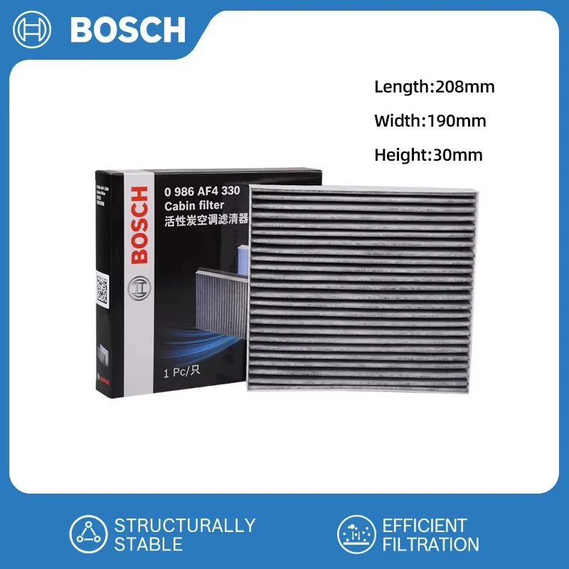 BOSCH For Geely EMGRAND-GL/GS Car Air Filter Air Conditioner Cabin Filter with Activated Carbon Replacement 8022004800