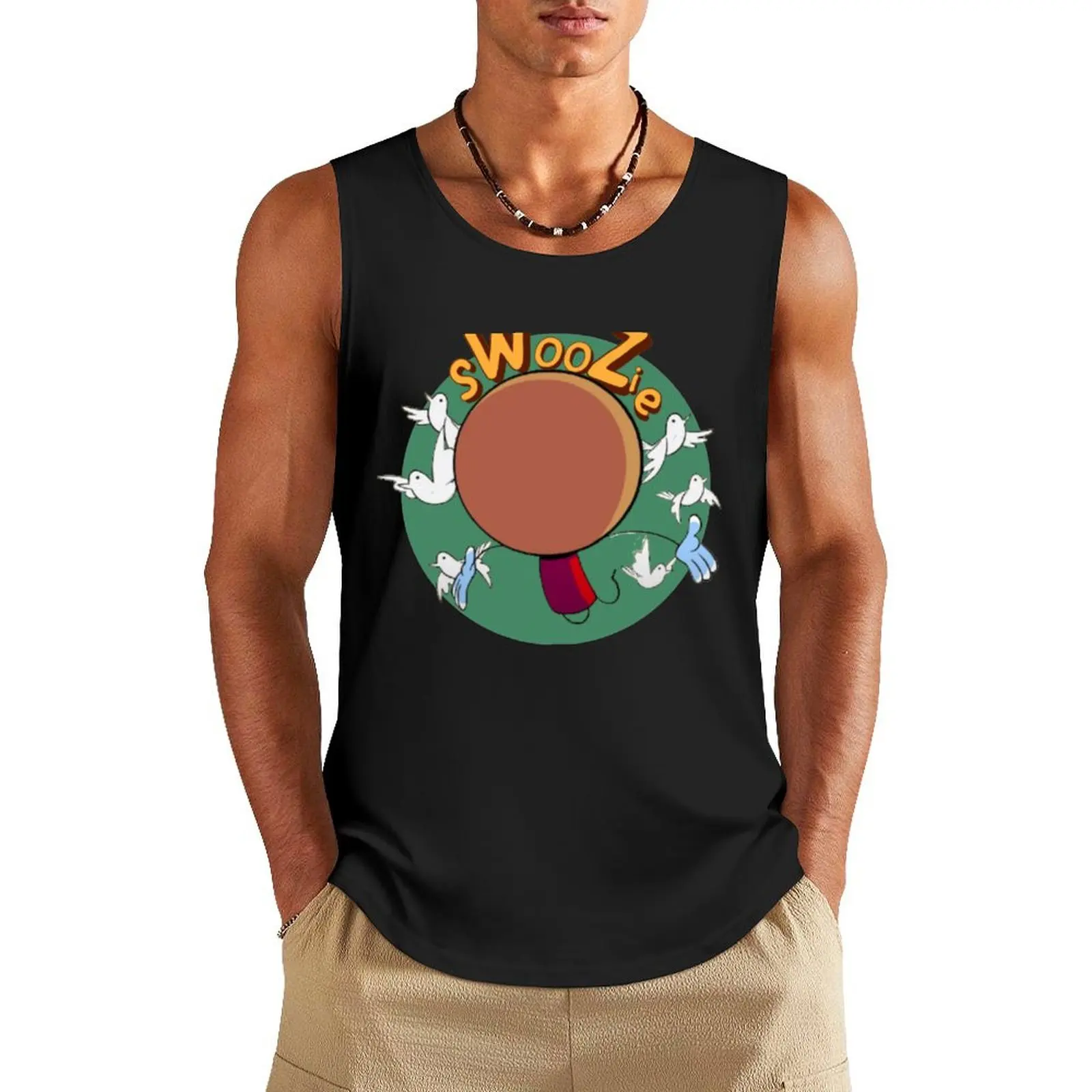 

sWooZie Tank Top Men's t shirt fitness sleeveless jackets