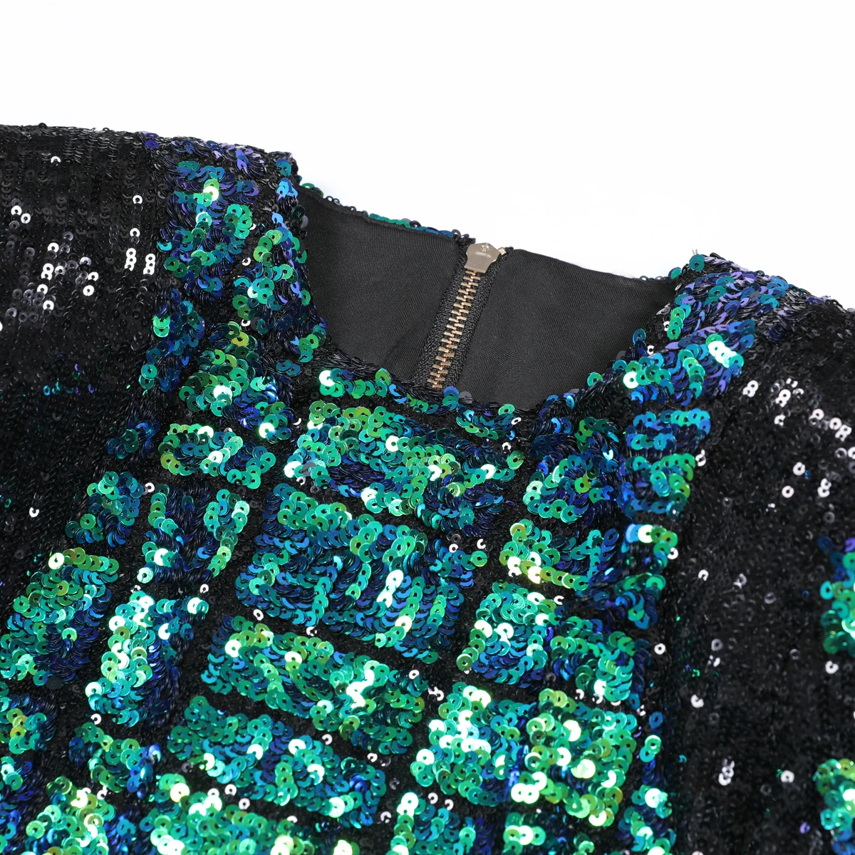 

2656 Новое высококачественное женское платье с пайетками, длинными рукавами, подчеркивающее талию, для сцены, банкетов и вечеринок