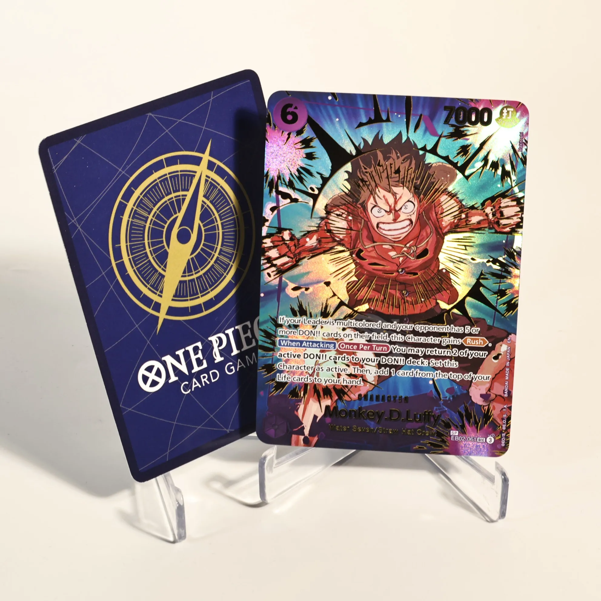 One Piece OP13 Carrying on His Will Ultra-Rare Character Cards Luffy Ace Sabo Rebecca Carrot Shanks Proxy Cards Textured Foil view 3