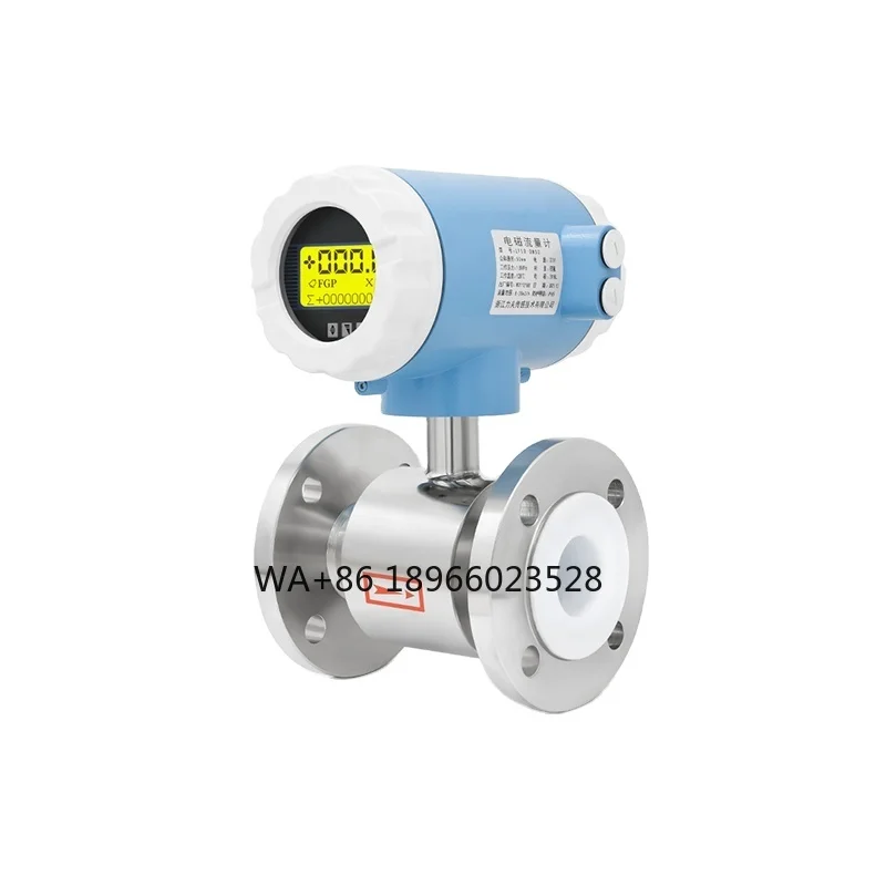 

LEFOO PTFE lining DN10-300 Magnetic Water Flowmeter 4-20mA Output IP65 Electromagnetic Flow Meter for Industrial Measuring