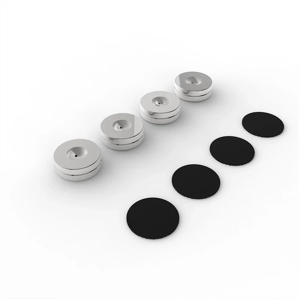 4 قطعة الفولاذ المقاوم للصدأ منصات سبايك مقاومة للصدمات عزل حامل FeetAmplifier المتكلم لاعب مضخم الصوت الحصول على تأثير الصوت الطبيعي النقي