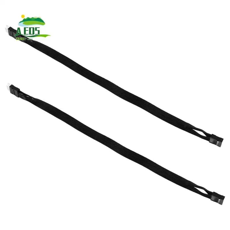

AED5-Mainboard 9Pin USB 2.0 Male To Female Extension Data Cable Cord Wire Line 30Cm USB Extension Cable, 2 Pack