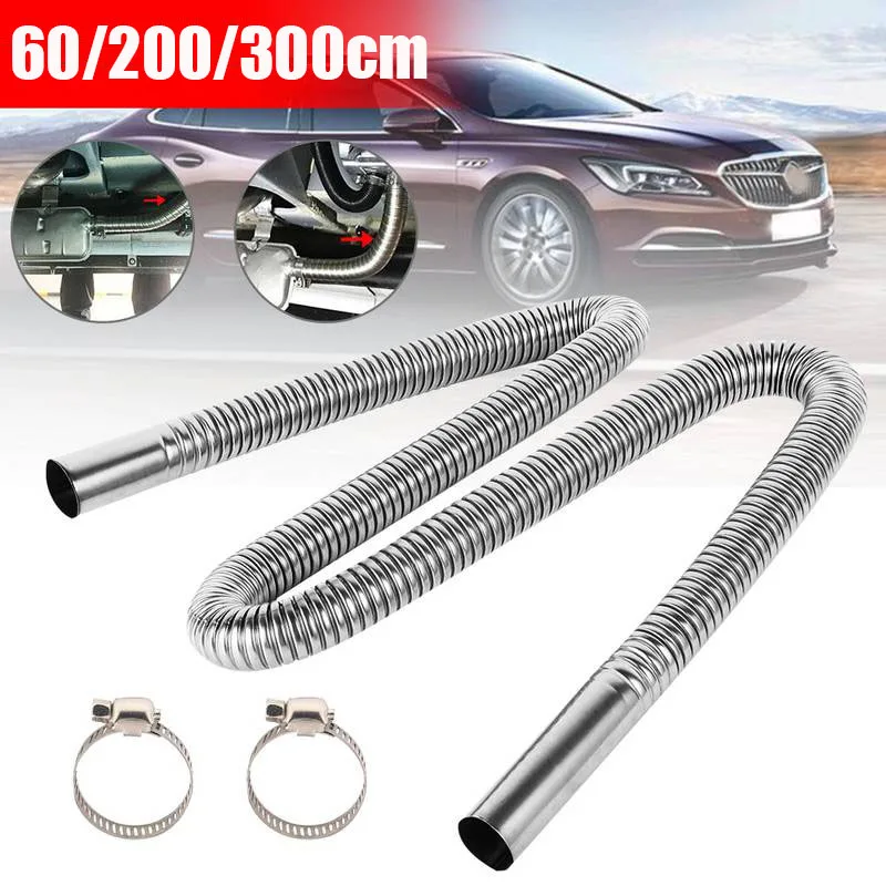 Car Heater 60cm 200cm 300cm Caliber Exhaust Pipe For Auxiliary Fuel-Operated Preheater Without Turning On The Engine Diesel