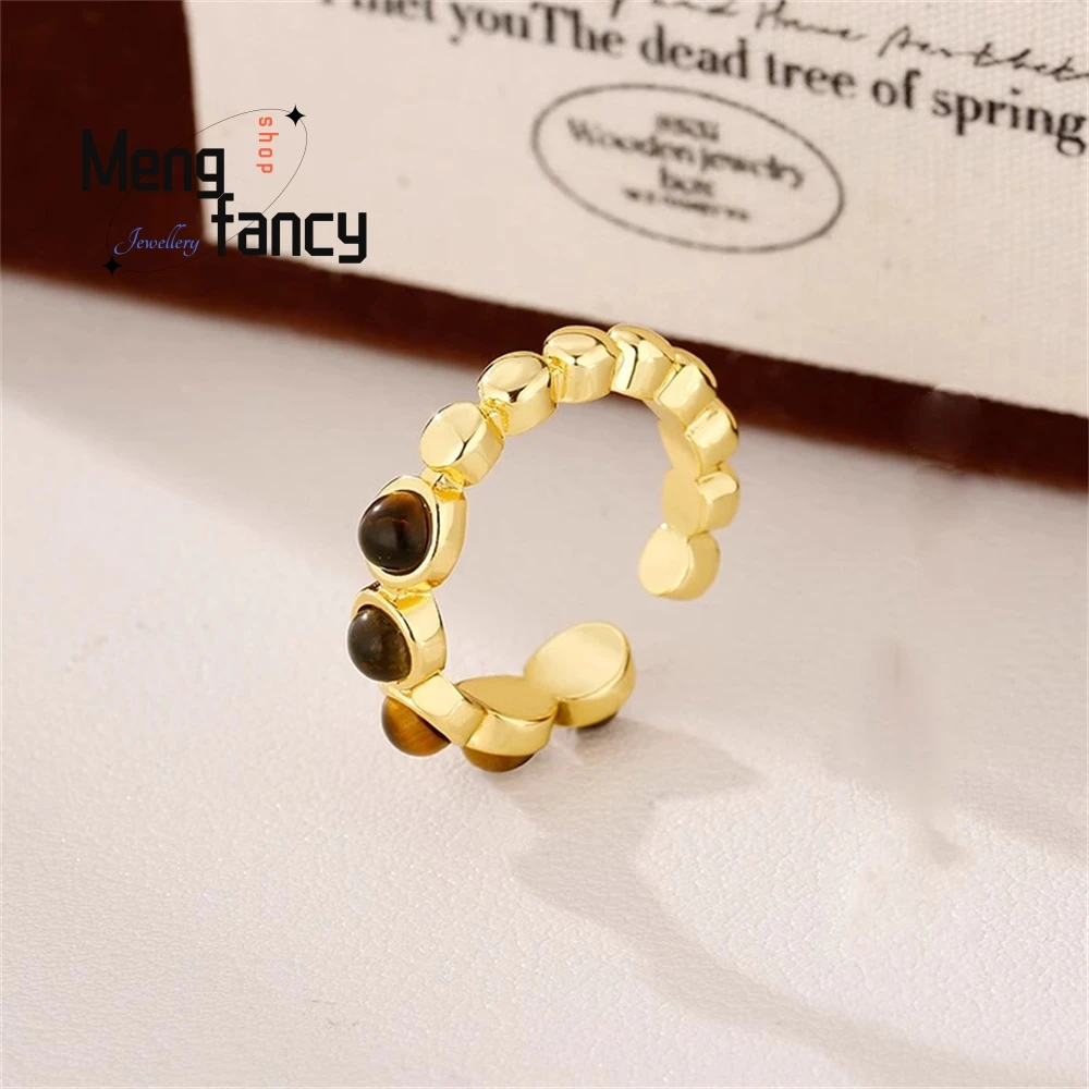 

A Small Silver Ring With A Unique And Elegant Design And High-End Open Ring Fashion Jewelry Exquisite Elegant Handicraft Luxury