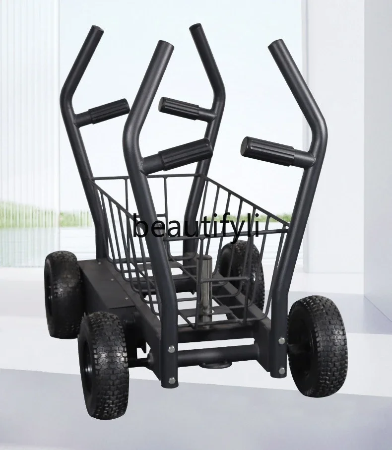 

x Single and double drag sled, weight barbell cart, commercial gym weight sled