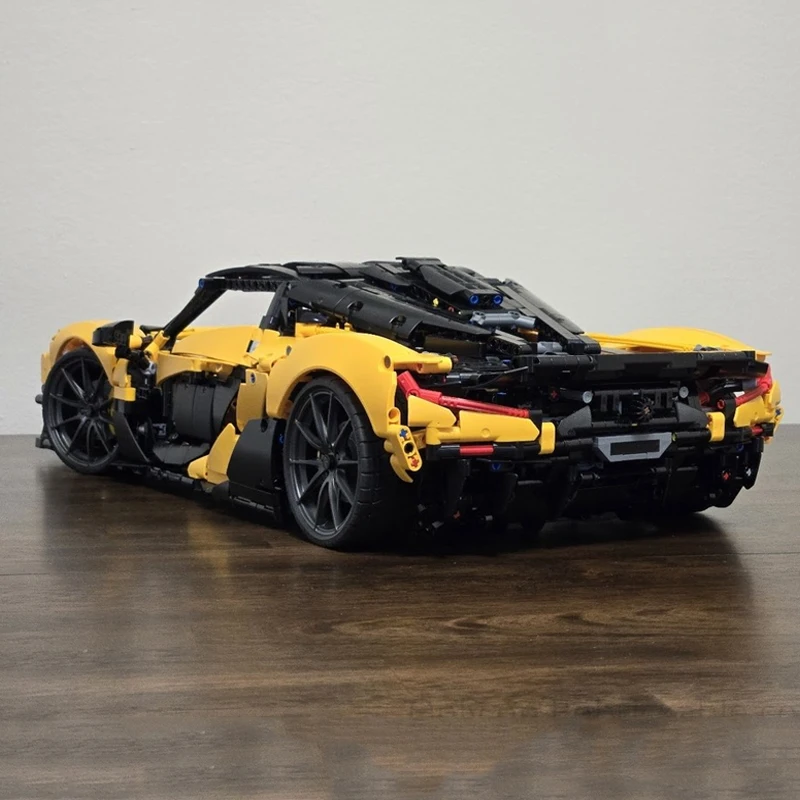 新しいMOC 1:8 テクニカルスーパースポーツカー W1モデル 組み立てブロック ハイパーカー DIYパズル おもちゃ 子供向け誕生日プレゼント