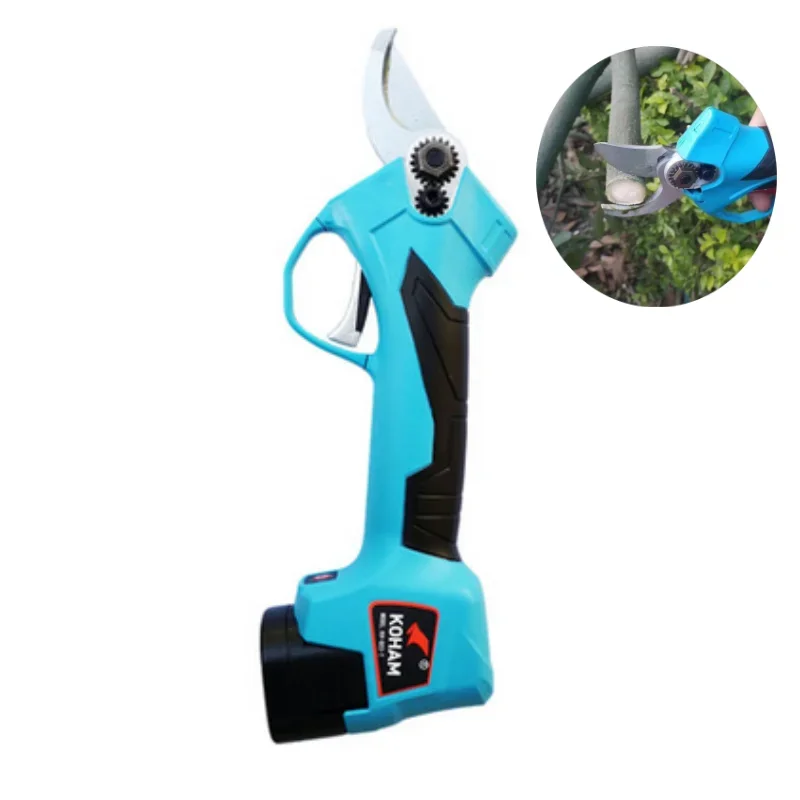 YyhcBattery Charged Electric Scissors Fruit Tree Pruning Shears 16.8V Electric Pruning Shears